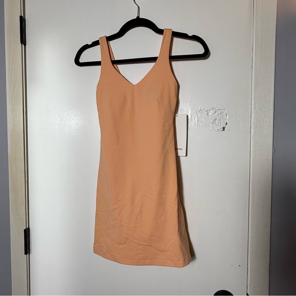 Lululemon Align Dress Peach Bellini Size 0